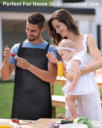 Foaincore 36 Pack Bib Aprons Bulk Plain Aprons