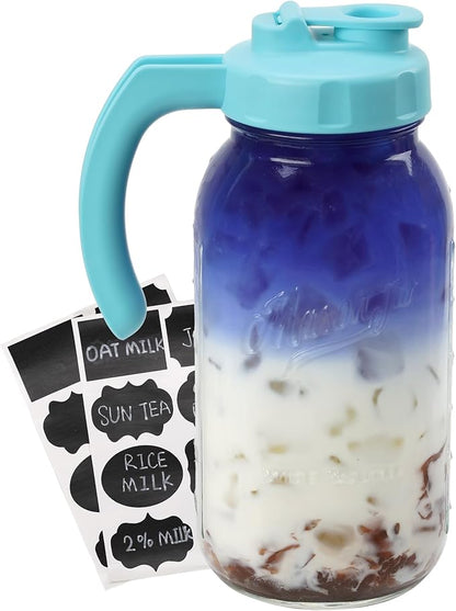 Soligt Glass Mason Jar Pitcher