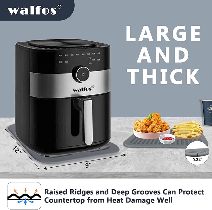 Walfos Silicone Trivets for Hot Pots and Pans
