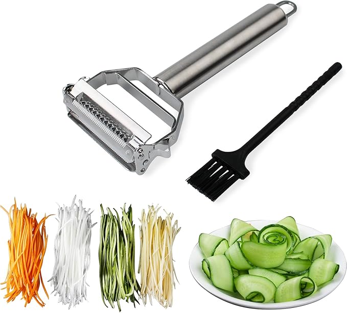 Sunkuka Potato Apple Vegetable Peeler Julienne Peeler