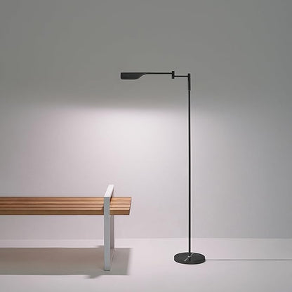 Brightech Leaf Pharmacy LED Reading Lamp, Dimmable Floor Lamp