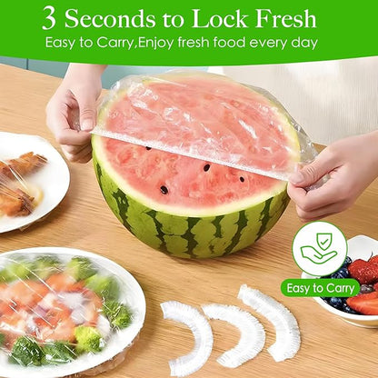 100 Plastic Large Bowl Covers