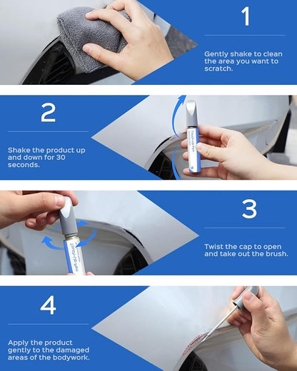 Touch Up Paint Compatible with Honda Exact Match Chips and Nicks Touch Up (Raven Black(8555))