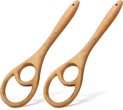 Wooden Danish Dough Whisk