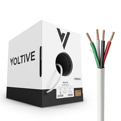 Voltive 14/4 Speaker Wire, Plenum CL3P, 250ft