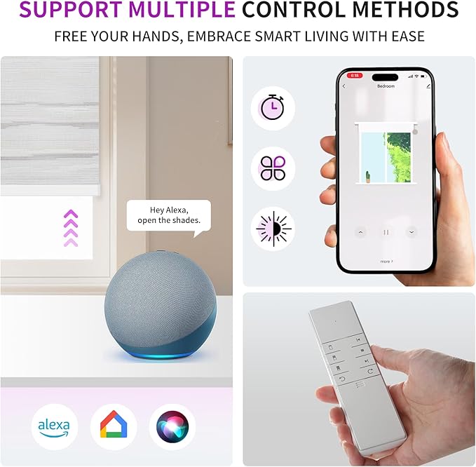 Astomi Motorized Blinds with Remote