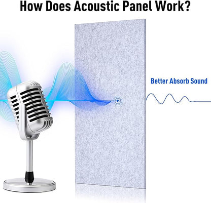 12 Pack Large Acoustic Panels