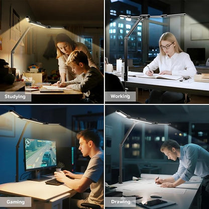 Honeywell Wide Desk Lamp with Clamp