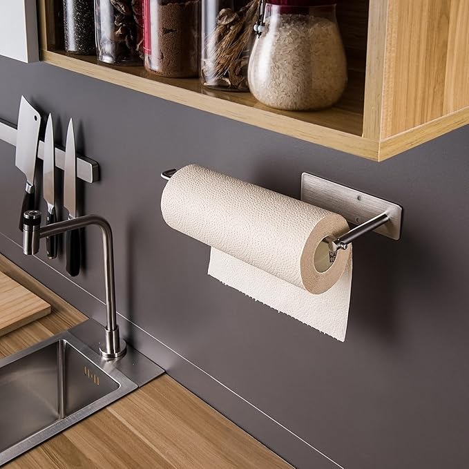 SUNTECH Paper Towel Holder Under Cabinet
