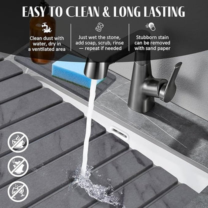 Extra Large Stone Dish Drying Mat