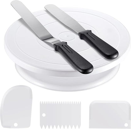 Kootek Cake Decorating Kit Baking Supplies Set Cake Turntable