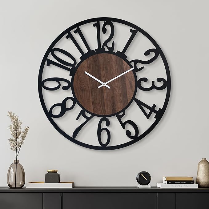 Casaformia 30'' Large Silent Wall Clock