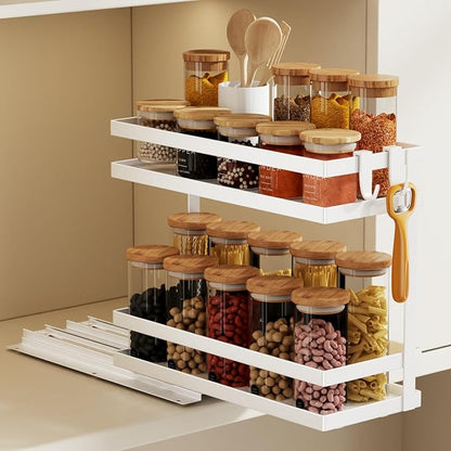 Magheo Pull Out Spice Rack Organizer