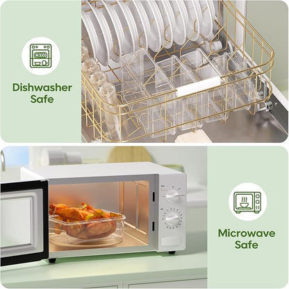 KEMETHY 54-Piece Food Storage Containers