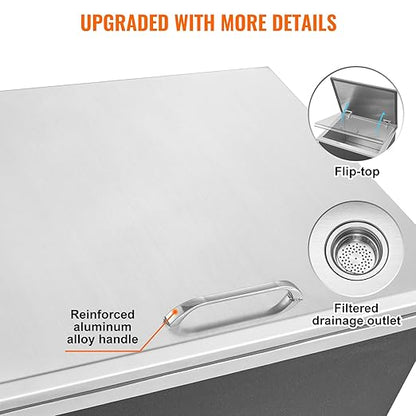 VEVOR Drop in Ice Chest, Commercial Ice Bin