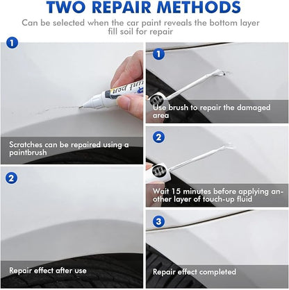 Silver Ice/Quicksilver GAN/WA636R/17 Touch Up Paint Compatible with GMC, DIY Car Paint Scratch Repair, Automotive Paints, Quick & Easy Fix Scratch Repair for Sierra/Terrain/Yukon/Acadia/Canyon
