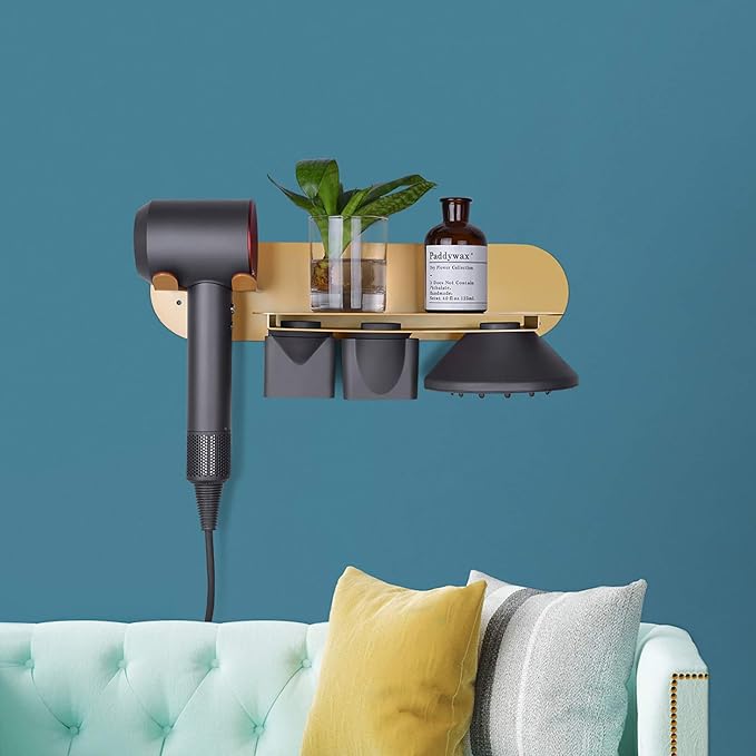 FLE Hair Dryer Holder Wall Mounted