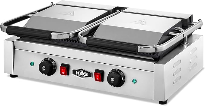 KWS CPM-23 3400W Electric Panini Press Maker