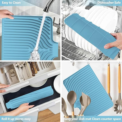 Dish Drying Mat for Kitchen Counter,