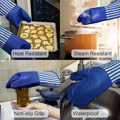 Alselo Silicone Oven Mitts Heat Resistant 932℉
