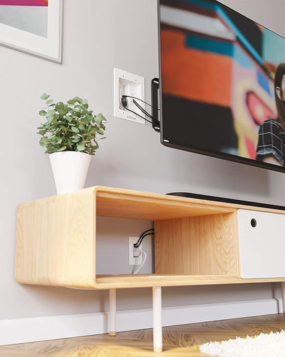 ECHOGEAR TV Cord Hider for Wall Mounted TV