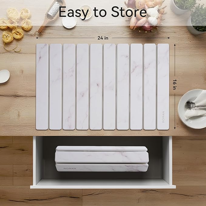 Stone Drying Mat for Kitchen Counter, Drying Matt Kitchen Counter, Stone Dish