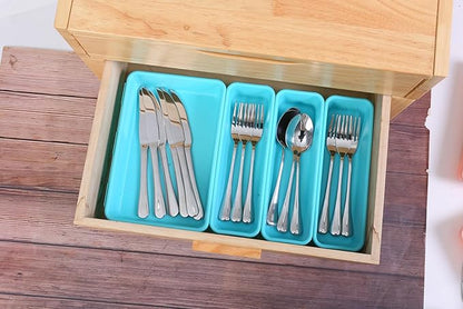Kutesna 15 PCS Interlocking Desk Drawer Organizer Separator
