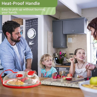 Microwave Splatter Cover with Water Steamer