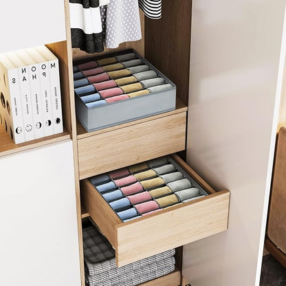 Joyoldelf Sock Drawer Organizer Divider 2 Packs Underwear Organizer, 24 Cell