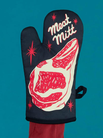 Blue Q Meat Mitt- Funny Oven Mitts