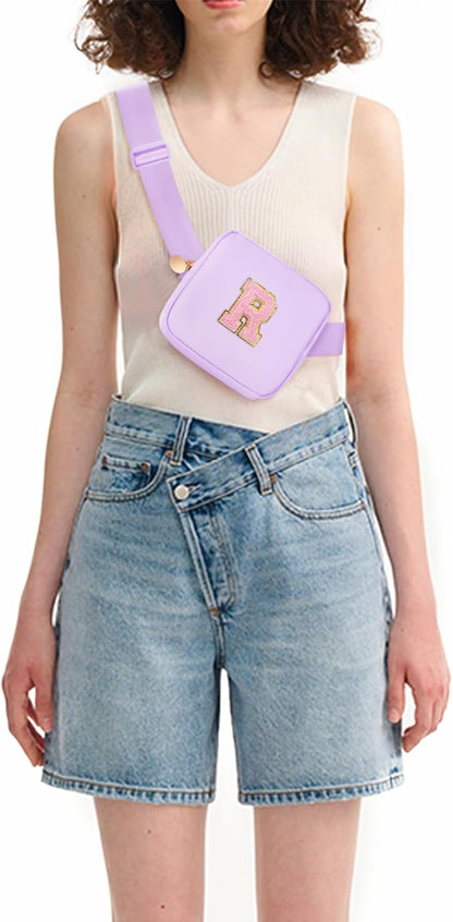 Gifts for Girls Teens Kids - Mini Belt Bag Crossbody Bag - Birthday Gifts for Daughter Sister Her,Teen Girl Essentials,Travel Essentials,Cute Teen Trendy Stuff - Lavender,R