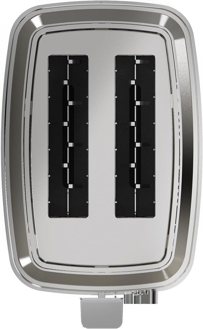 GE 2 Slice Stainless Steel Toaster, Extra Wide Slots