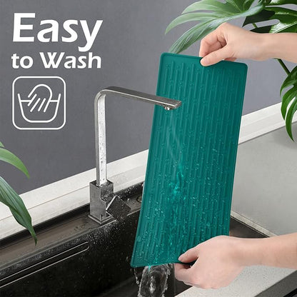 GeeRic Dish Drying Mats, Heat-resistant Silicone Mat
