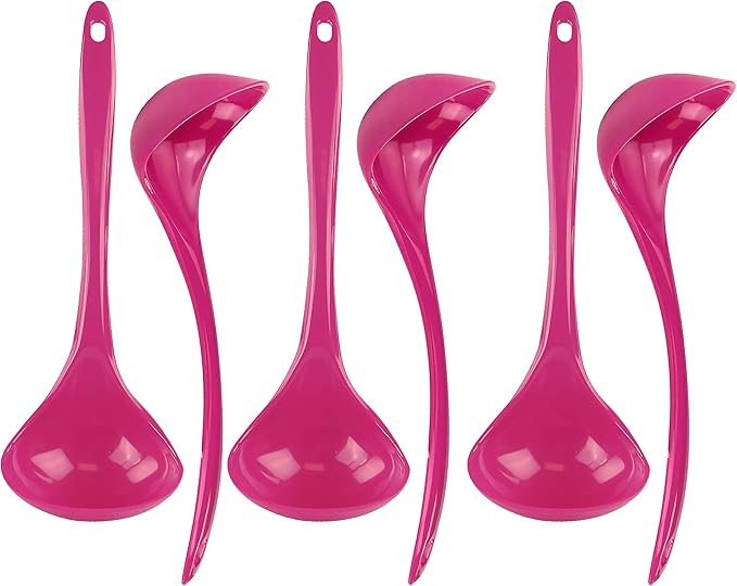Reston Lloyd Melamine Soup Ladle Kitchen Utensil, Durable BPA-Free Plastic