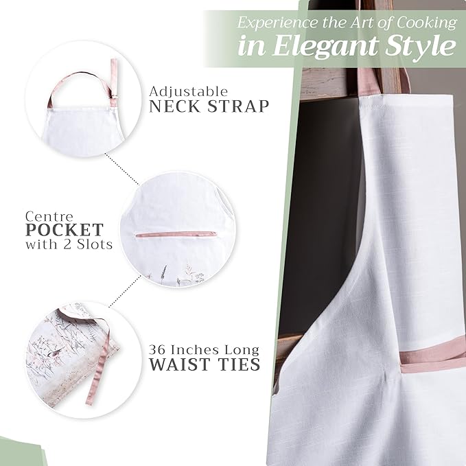 Maison d' Hermine 100% Cotton Apron