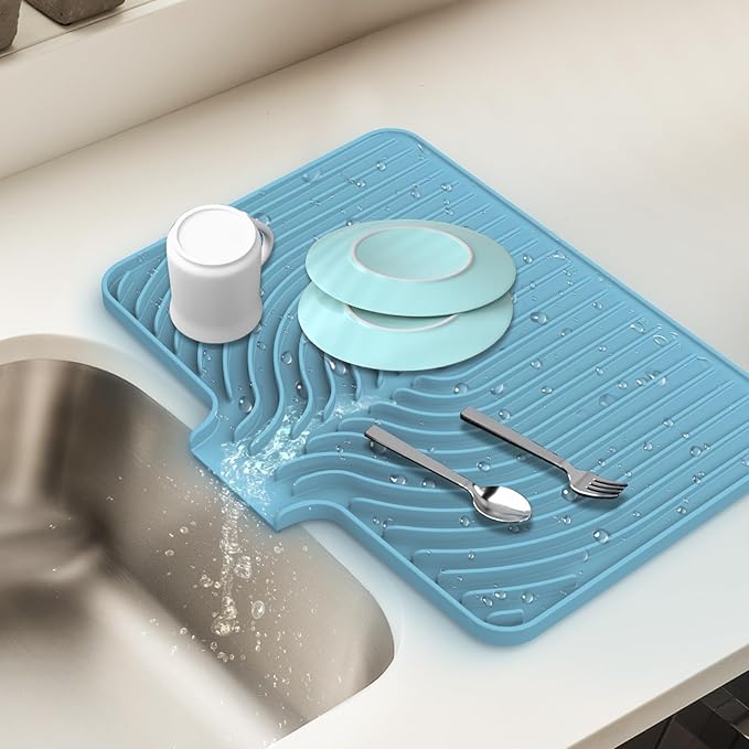 Dish Drying Mat for Kitchen Counter,