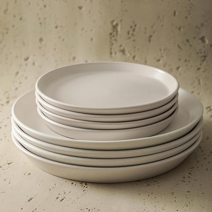 Stone Lain Albie 32-Piece Dinnerware Set Stoneware, White Speckled