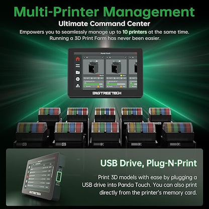 BIGTREETECH Panda Touch for Bambu-Lab P1S, A1 Mini 3D Printers, Support Multi