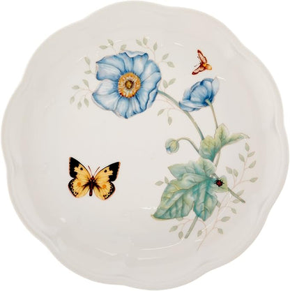 Lenox 6342794 Lenox Butterfly Meadow 18-Piece Dinnerware Set White