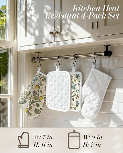 Miss Adola Cotton Oven Mitts and Pot Holders Sets