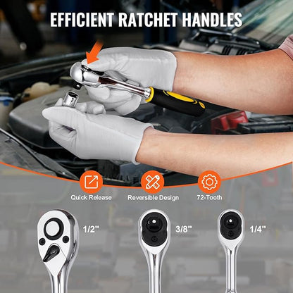 VEVOR 121-Piece Mechanics Tool Set