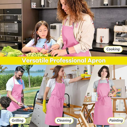 ROTANET Extra Large Apron for Men Adjustable Bib Aprons