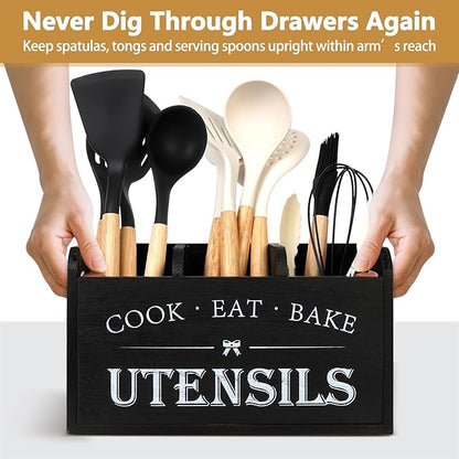 Farmhouse Cooking Utensils Organizer