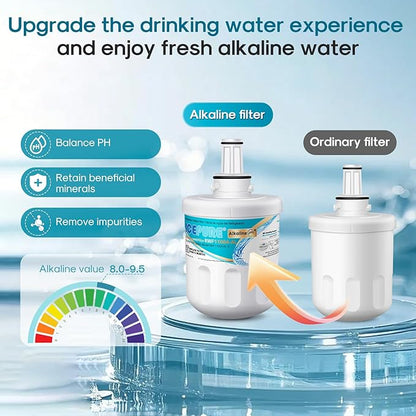 ICEPURE Alkaline DA29-00003G Refrigerator Water Filter Replacement