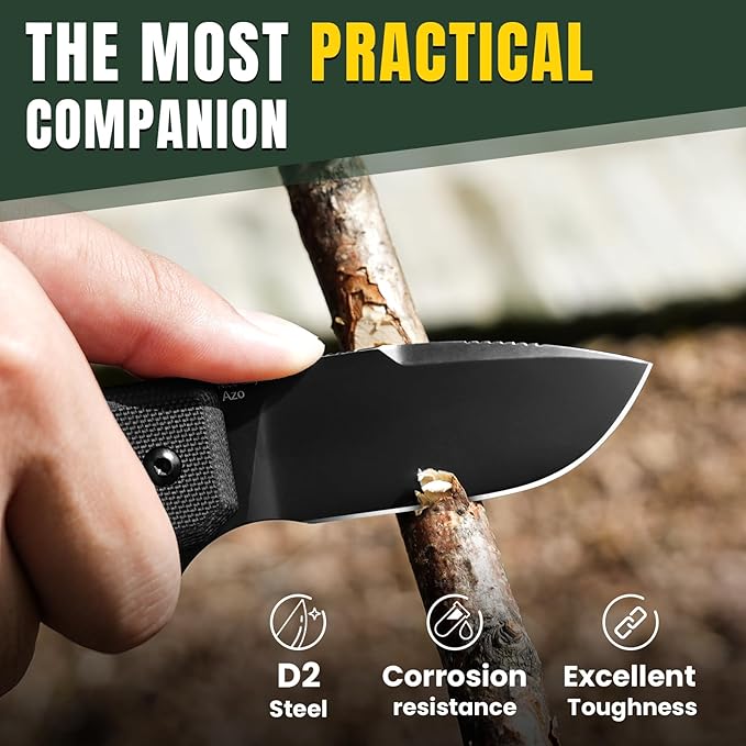 Kizer Nice Guy Pocket Folding Knife, 2.84??D2 Steel Blade knives, G10 Handle Small EDC Knife, Liner Lock Flipper Knives for Men Women, Sharp Camping Hiking Hunting Survival Knives V3011M1
