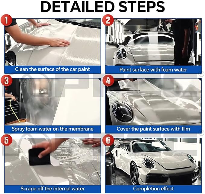 for Toyota Corolla GR 2023-2024 TPU Clear 9Mil Pre-Cut Paint Protection Film Car Vinyl Wrap,PPF Transparent Protective Anti-Scratch Self Adhesive Waterproof Car Wrap Film,for Rear Trunk