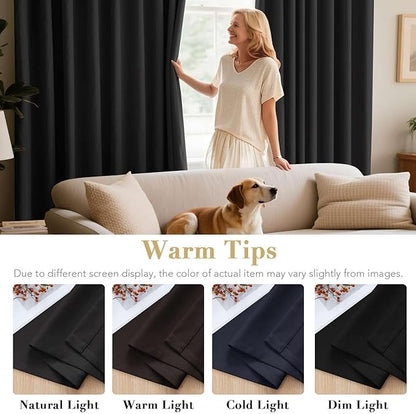 H.VERSAILTEX Thermal Insulated Grommet Blackout Curtains