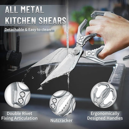 Dream Reach Heavy Duty Poultry Shears Kitchen Scissors Dishwasher Safe