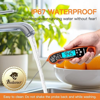 KULUNER TP-01 Waterproof Digital Instant Read Meat Thermometer