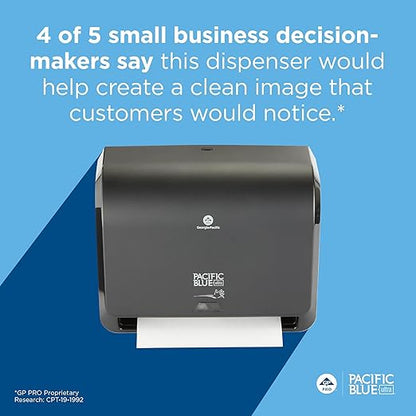 Georgia-Pacific Pacific Blue Ultra 9" Mini Automatic Paper Towel Dispenser by